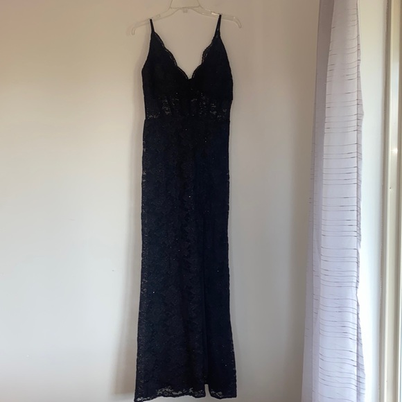 Beautiful Sparkly Black Homecoming to Prom Dress - Picture 1 of 7